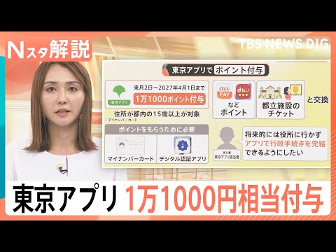 東京都で1万1000円分！全国に広がる「自治体ポイ活」の波、現金より“おトク”な地域経済の仕組み【Nスタ解説】｜TBS… サムネイル