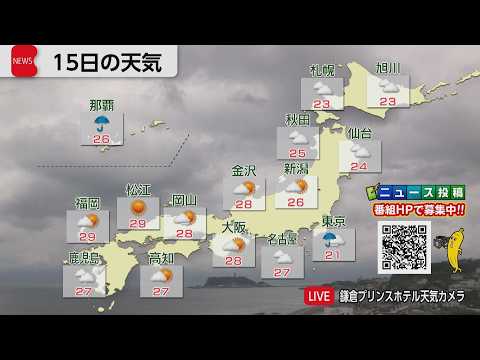 6月15日の天気 サムネイル