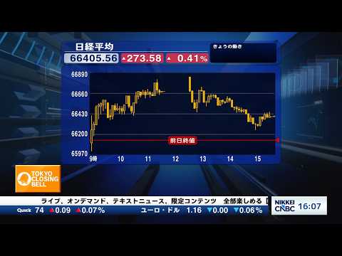 【話題】日経平均6日続伸で反発、米株高で上昇も上値重い/グロース250は3%高:今日のポイント&明日の注目