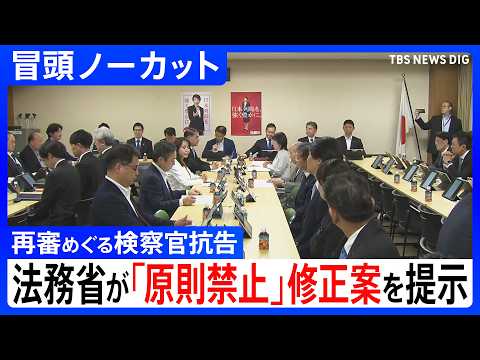 【再審めぐる法律の改正案】自民党・部会開かれる　党内で議論が紛糾…法務省は検察官抗告の「原則禁止」を「本則」に盛り込ん… サムネイル
