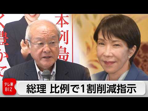 高市総理　比例代表で1割削減指示と自民幹事長 サムネイル