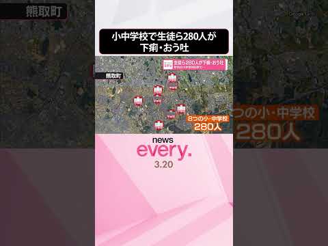 【大阪･熊取町】町内の小中学校8校で生徒ら280人が下痢･おう吐  shorts