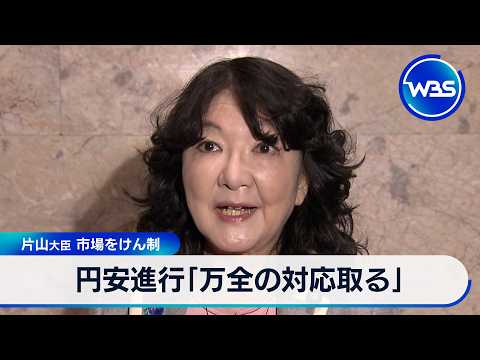 円安進行「万全の対応取る」 片山大臣 市場をけん制【WBS】