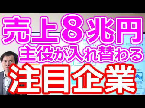 【売上８兆円！】日本株の主役が入れ替わる日 注目企業３社