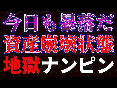 今日も暴落だ！資産崩壊状態。地獄ナンピンも サムネイル