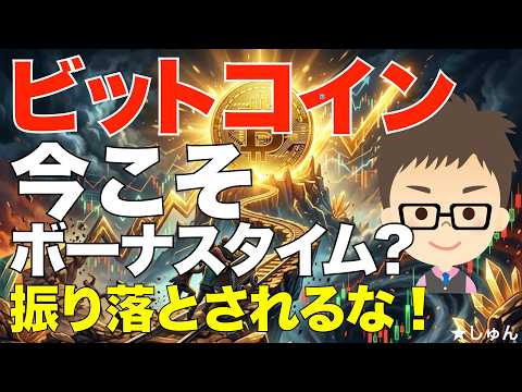 ビットコイン（BTC）！今こそボーナスタイム？〜乱高下しても絶対に振り落とされるな！惑わされるな！