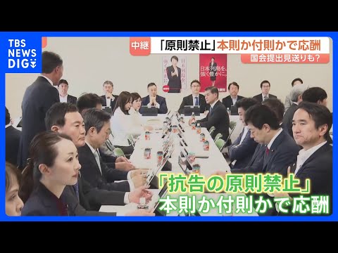 “再審見直し”めぐる議論続く自民党部会 「抗告の原則禁止」本則か付則かで応酬 「提出が見送られる可能性も」【記者解説】… サムネイル