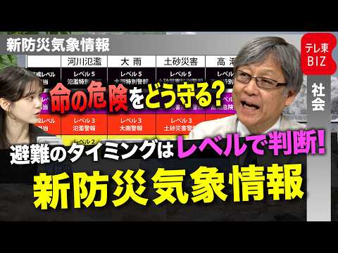 命の危険をどう守る？ 避難のタイミングはレベルで判断！ 新防災気象情報 サムネイル