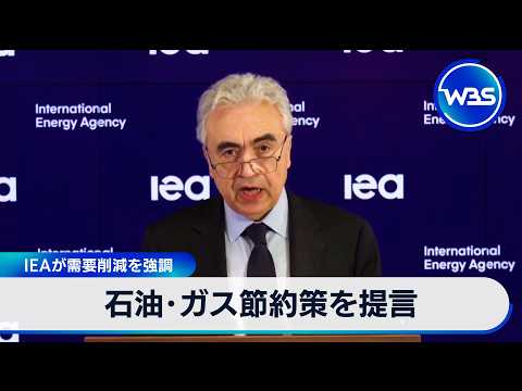 石油・ガス節約策を提言　IEAが需要削減を強調【WBS】