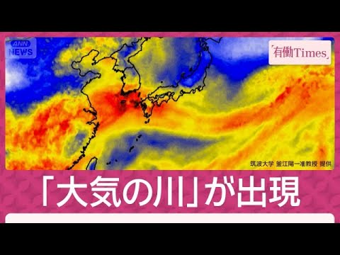「大気の川」が出現 梅雨末期に災害級大雨 6年前「熊本豪雨」と同じ配置に(2026年7月5日)