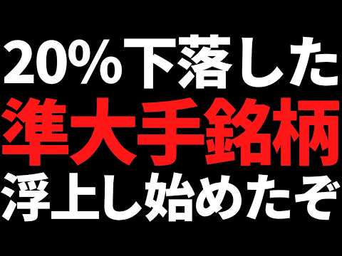 あの20％下落していた準大手株が浮上中 / 日経平均は7万円を試す展開か？