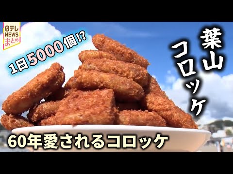 【コロッケ】わが町の「ソウルフード」葉山旭屋牛肉店/ギョーザの皮で揚げるピザ風コロッケ/冷めてもおいしい肉がいっぱいの… サムネイル