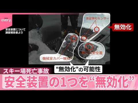 【安全装置“無効化”】北海道小樽市のスキー場死亡事故  第三者委員会が報告書 サムネイル