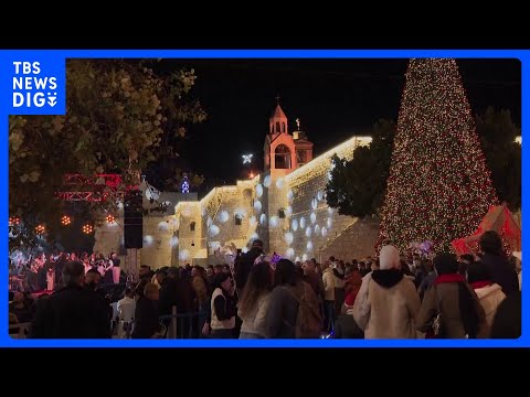 【停戦発効後 初のクリスマス】ガザで戦闘からの避難民を保護の教会でもクリスマス祝う｜TBS NEWS DIG サムネイル