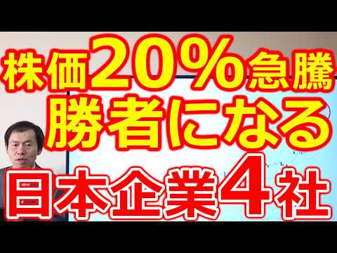 【株価２０％急騰！】レアアース覇権争いで勝者となる日本企業４社 サムネイル