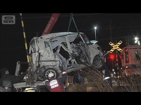 東武東上線で車と衝突事故　踏切から出られず…　埼玉・小川町(2026年1月9日) サムネイル
