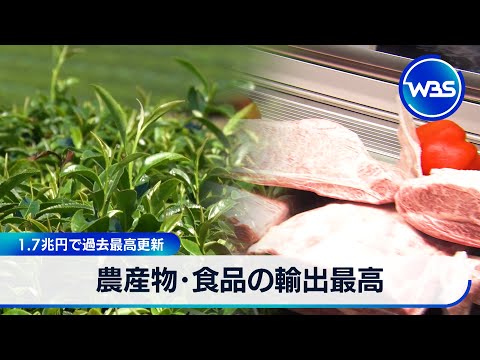 農産物･食品の輸出最高 1.7兆円で過去最高更新【WBS】 サムネイル