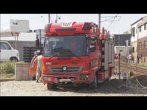 消防車盗み逃走 男逮捕　「お金がなく消防車盗んで帰ろうと…」愛知・美浜町(2026年4月27日) サムネイル