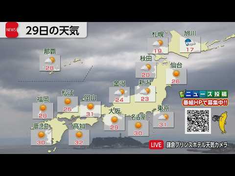 5月29日の天気 サムネイル