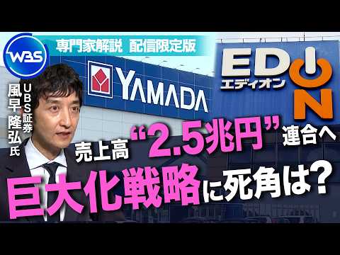 【専門家解説】ヤマダHD・エディオン“2.5兆円”連合へ　プロが読み解く家電量販「再編の最終章」の行方 サムネイル