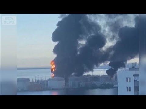 ウクライナ　石油施設などを攻撃　ロシア経済フォーラム開催地で(2026年6月4日) サムネイル