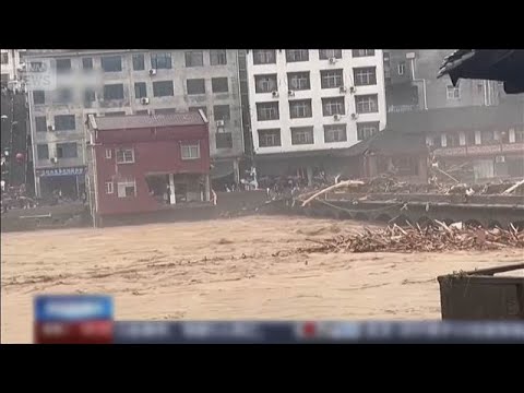 中国の中部や南部で豪雨　10人死亡　湖南省では約1万8400人が避難(2026年5月19日) サムネイル