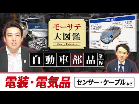 自動車部品業界④～電装・電気品（センサー・ケーブルなど）～【モーサテ大図鑑】 サムネイル