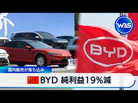 中国BYD 純利益19％減 国内販売が落ち込み【WBS】