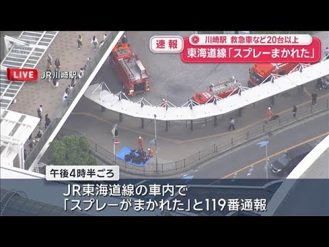 【速報】JR東海道線が横浜駅～品川駅の上りで運転見合わせ「スプレー撒かれた」と通報(2026年5月10日) サムネイル