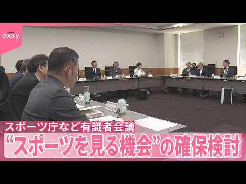 【スポーツの放映めぐり】国民の“スポーツを見る機会”の確保検討  スポーツ庁など有識者会議 サムネイル