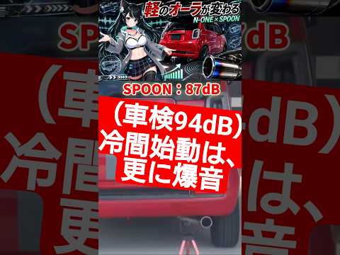 HONDA N-ONEにSPOONマフラー装着｜フジツボ・HKS・BLITZ・無限・柿本改と比較 サムネイル