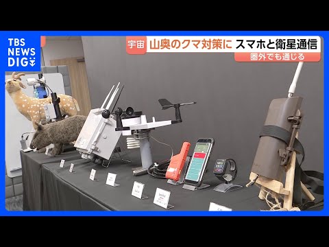 山奥のクマ対策に　KDDI「スターリンク」とスマホの直接通信　圏外でも通じる　クマ対策の罠の情報などを常に受け取れる｜… サムネイル