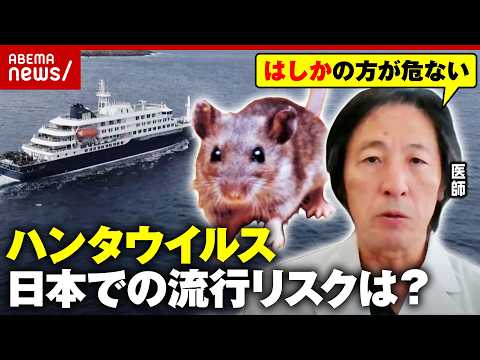 【特効薬なし】クルーズ船集団感染“致死率50％”ハンタウイルス日本は？…「はしかが危ない」「インバウンドで感染力が強い… サムネイル