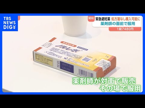 緊急避妊薬「ノルレボ」処方箋なしできょうから購入可能　薬剤師の目の前で服用するルール ドラッグストアなどではプライバシ… サムネイル