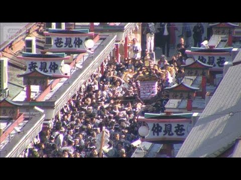 初夏の風物詩 三社祭 「宮出し」熱気が最高潮に(2026年5月17日)
