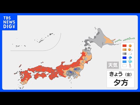 日中は広い範囲で晴れ 関東も春らしい陽気戻る　関東は夕方から雨　週末はお花見日和｜TBS NEWS DIG