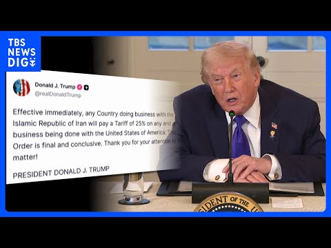【速報】イランと取引のある国からの輸入品に25％の「二次関税」 トランプ大統領が「即時発効」と表明　イランへの経済的圧… サムネイル