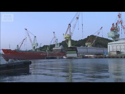 愛媛・今治市　造船工場で窒素ガス除去中の作業員2人が死亡(2026年5月11日) サムネイル