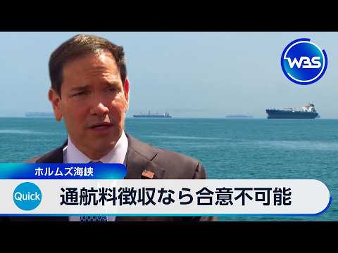 通航料徴収なら合意不可能 ホルムズ海峡【WBS】 サムネイル