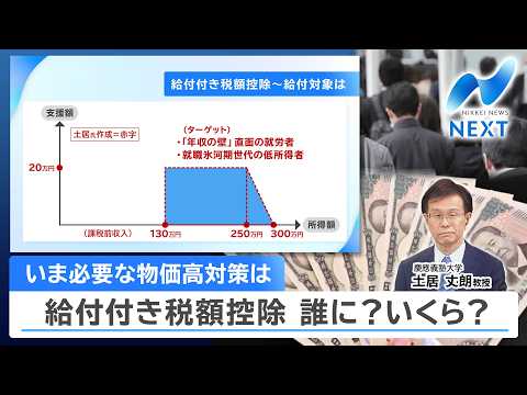 いま必要な物価高対策は 給付付き税額控除 誰に？いくら？【NIKKEI NEWS NEXT】 サムネイル
