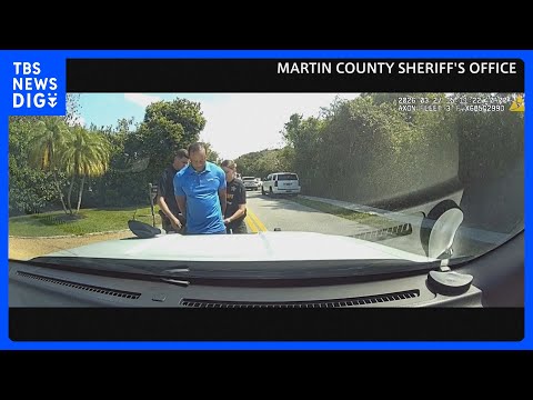 ポケットからは薬が タイガー・ウッズ選手の逮捕時の映像公開　活動休止を発表｜TBS NEWS DIG