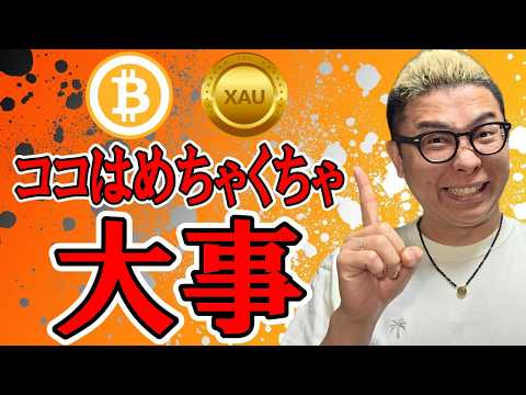 ココはめちゃくちゃ大事なポイント！！【 仮想通貨 & GOLD(XAU) チャート分析】 ビットコイン 仮想通貨 暗号… サムネイル
