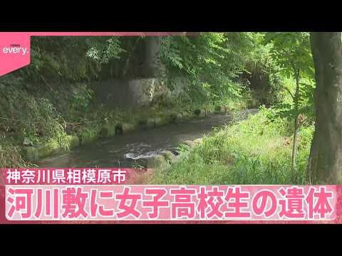 【河川敷に女子高校生の遺体】目立った外傷なし 知人の少年から事情聞く サムネイル