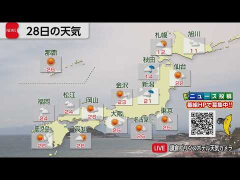 4月28日の天気 サムネイル