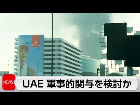 UAE ホルムズ海峡通航再開へ機雷除去など軍事的関与を検討か