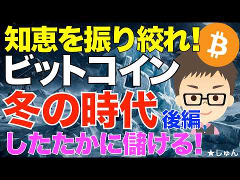 【後編】ビットコイン（BTC)！冬の時代でも知恵を絞れ！〜したたかに儲ける！ サムネイル
