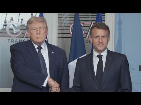 G7首脳会議開幕　仏大統領がホルムズ海峡に空母派遣意向(2026年6月16日) サムネイル