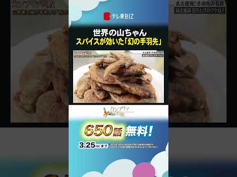世界の山ちゃん スパイスが効いた「幻の手羽先」カンブリア宮殿 世界の山ちゃん 手羽先 shorts
