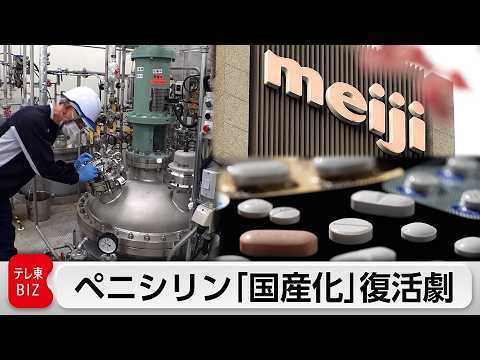“命の綱”ペニシリン30年ぶりの国産化に挑む！抗菌薬ほぼ100％中国依存のリスクの実態【ガイアの夜明け】 サムネイル