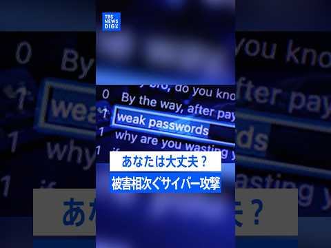 【そのパスワード、何年変えていませんか？】世界で相次ぐサイバー犯罪　入り口は「めんどくさい」？初歩的なミスが被害招くケ…